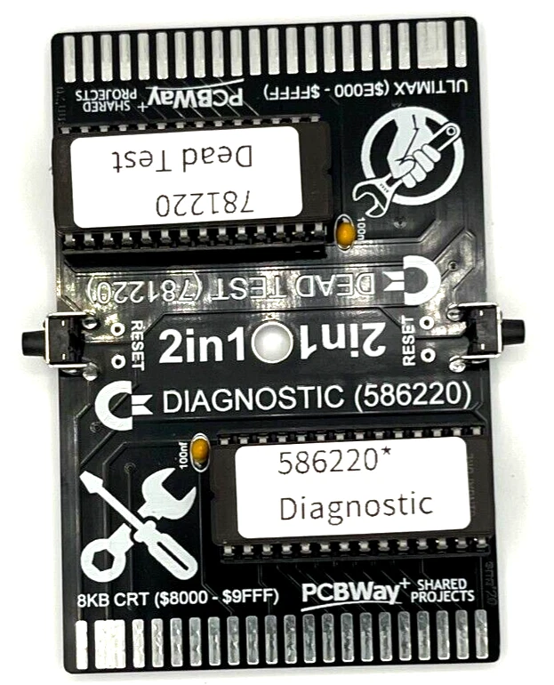Commodore 64 Diagnostic Kit - Full Kit (2-in-1 Cartridge & Harness) thumbnail 2